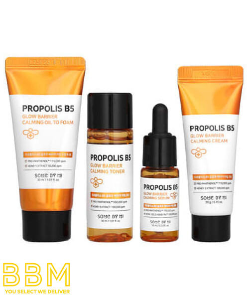 MI, Propolis B5, Glow Barrier Calming Starter Kit, 4 Piece Kit