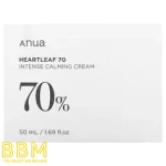 Anua, Heartleaf 70% Intense Calming Cream, 1.69 fl oz (50 ml)