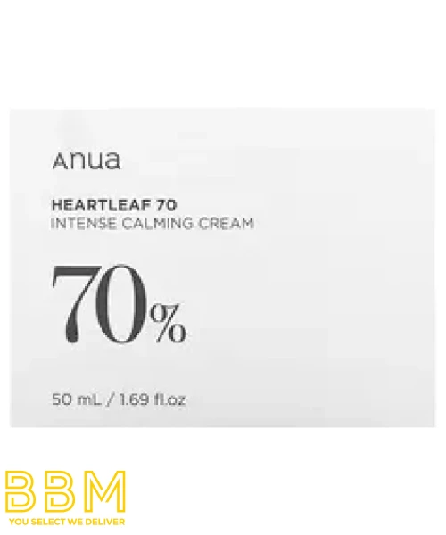 Anua, Heartleaf 70% Intense Calming Cream, 1.69 fl oz (50 ml)